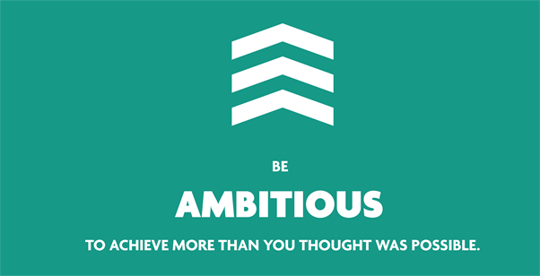 Be Ambitious